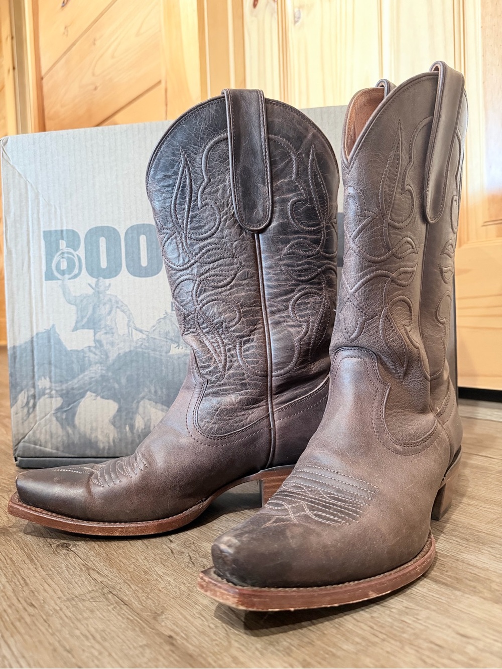 Idyllwind Brown Leather Western/Cowgirl Heeled Boots